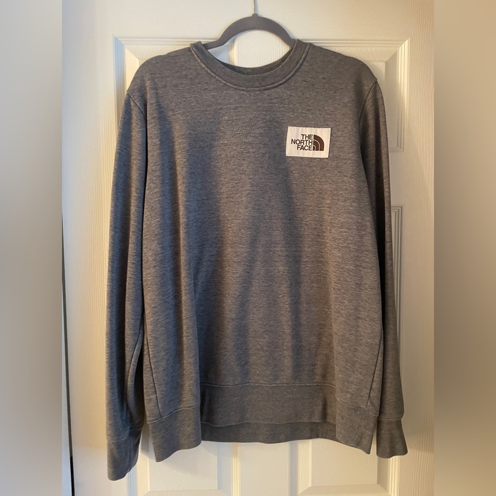 The North Face Men's Heather Gray Crewneck Sweatshirt